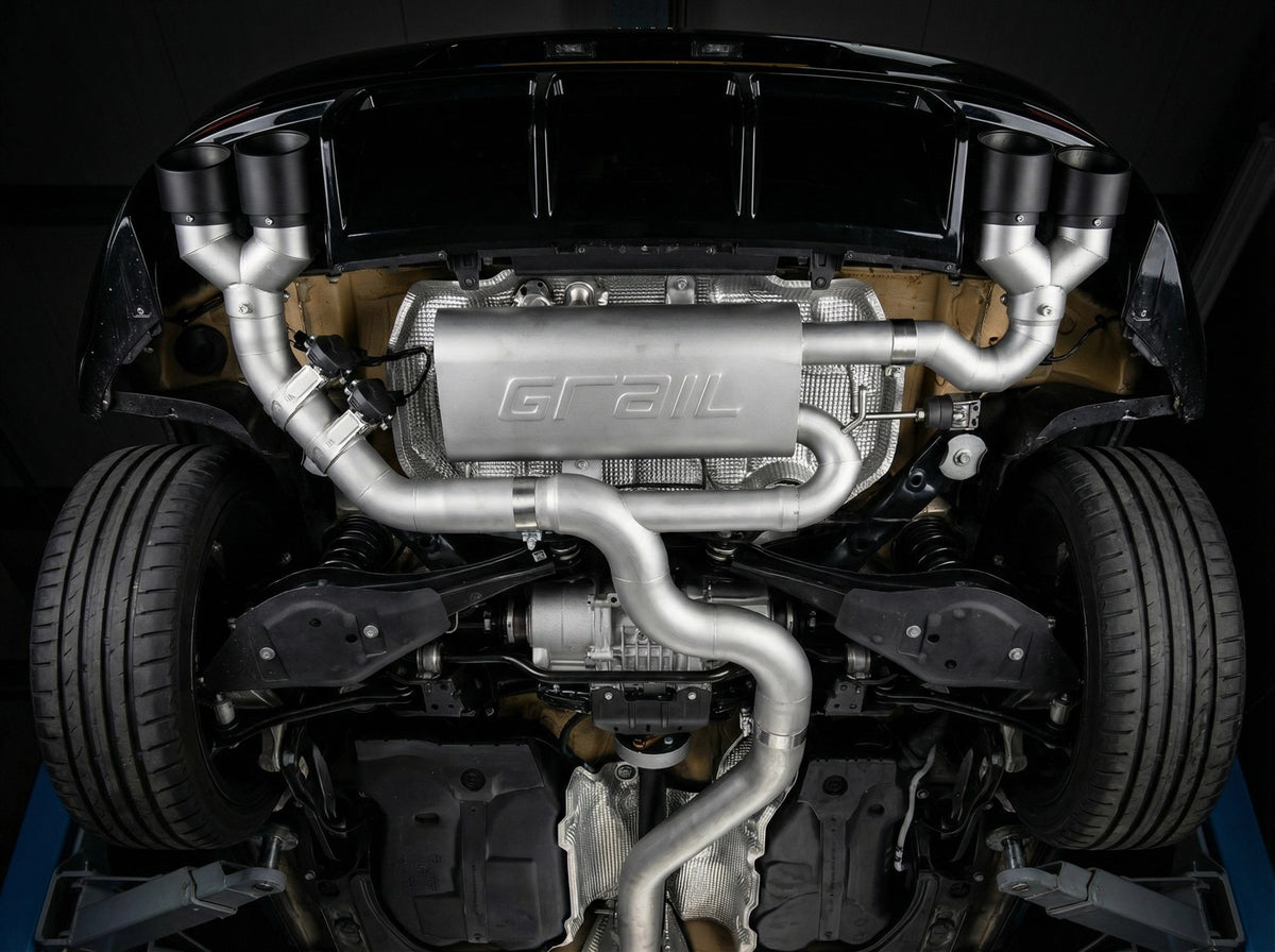GRAIL Klappenabgasanlage | ECE | passend für Audi S3 8Y Sportback