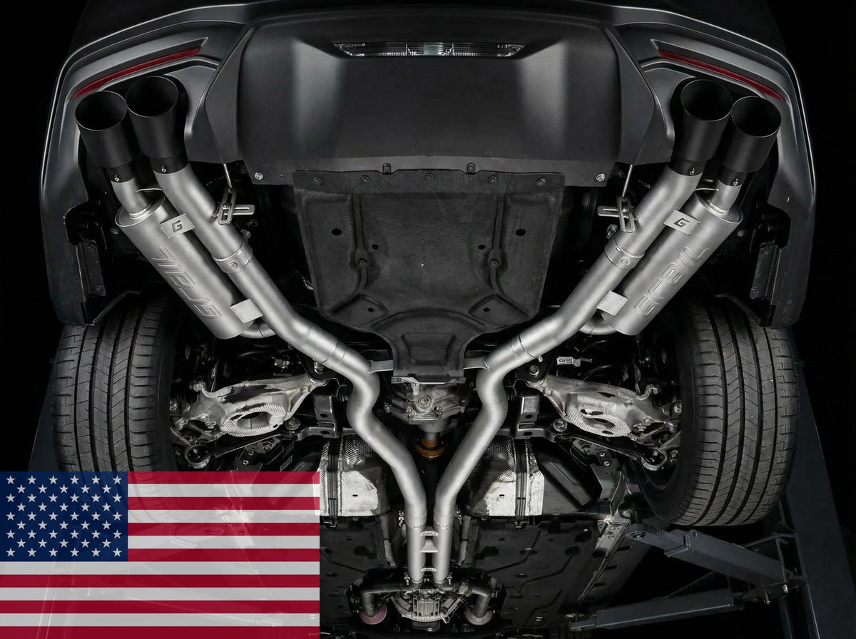 GRAIL Klappenabgasanlage | ECE | passend für Ford Mustang Gen. 7 Dark Horse S650 Coupé (Bj. ab 2024)(US-Modell)