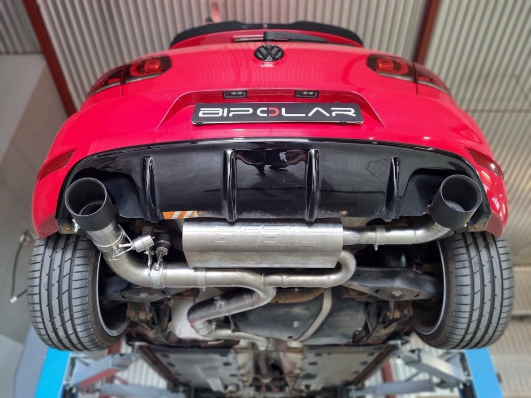 GRAIL Klappenabgasanlage | ECE | 3.5" | passend für VW Golf 6 GTI