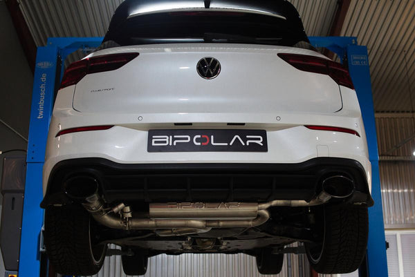 GRAIL Klappenabgasanlage | ECE | 3.5" | passend für VW Golf 8 GTI Clubsport (DNFC)