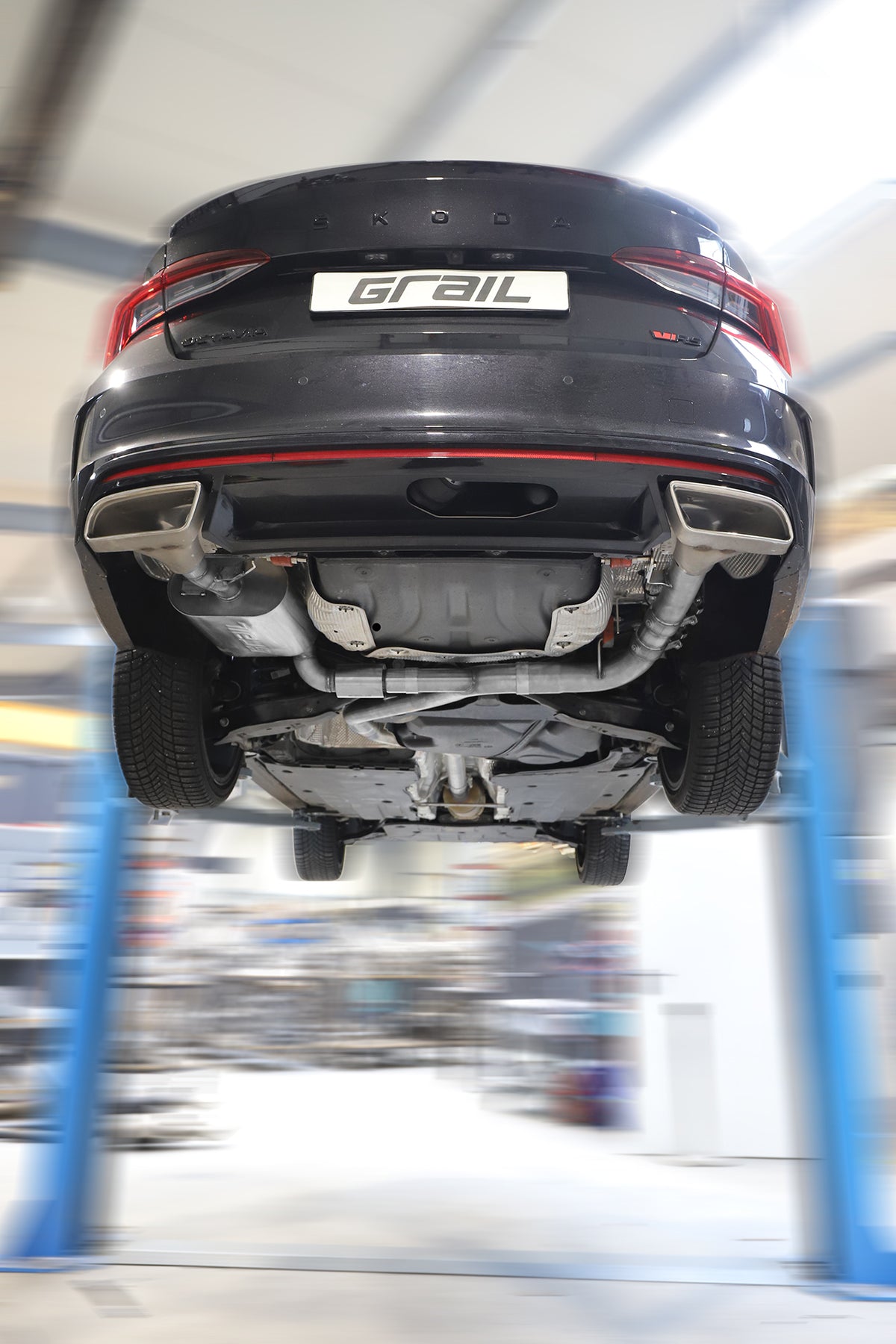 GRAIL Klappenabgasanlage | ECE | passend für Škoda Octavia III RS 5E Combi