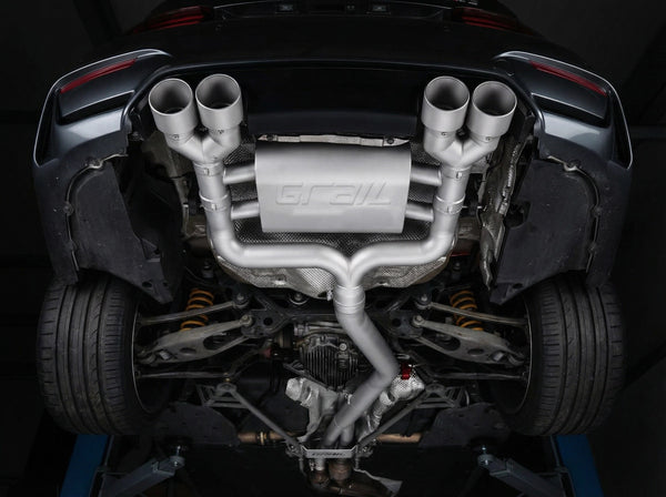 GRAIL Klappenabgasanlage | ECE | 3.5" | ohne OPF | passend für BMW M3 F80