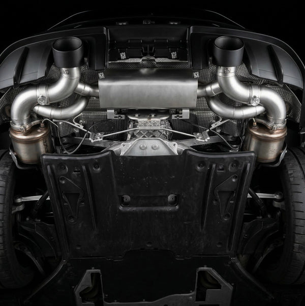 GRAIL Klappenabgasanlage | ECE | passend für Porsche 718 Cayman GT4/GTS