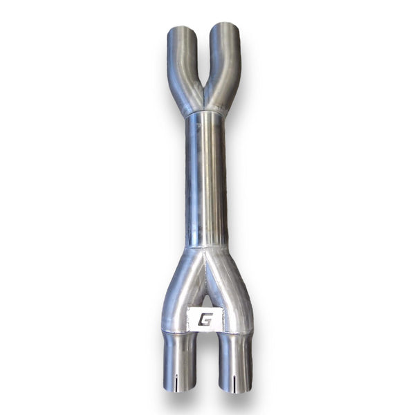 GRAIL Mid-Pipe | ECE | 3.5" | passend für Ford Mustang Gen. 6 Single in