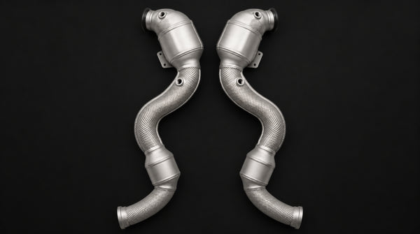 GRAIL Downpipes | ECE | passend für Mercedes C63 M 177 (EURO 6) (205, 2015–2018, non-OPF)