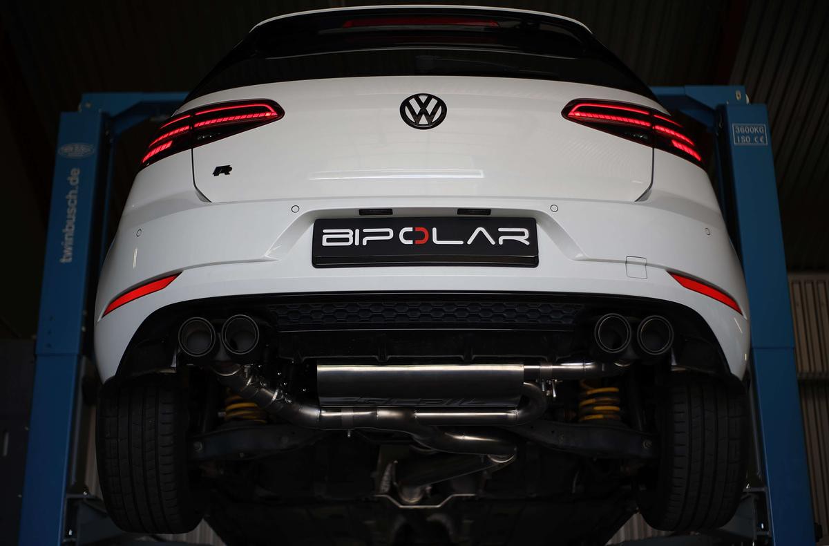 GRAIL Klappenabgasanlage | ECE | 3.5" | passend für VW Golf 7 R FL