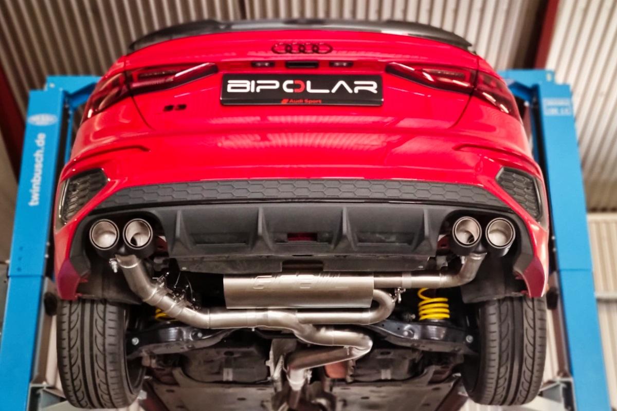 GRAIL Klappenabgasanlage | ECE | passend für Audi S3 8Y Limousine